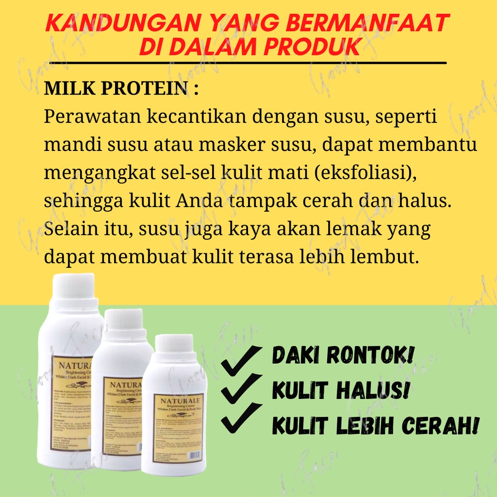 BLEACHING BADAN NATURALE CREAM 1000GR PEMUTIH BADAN PERMANEN PEMUTIH KULIT PERAWATAN BADAN