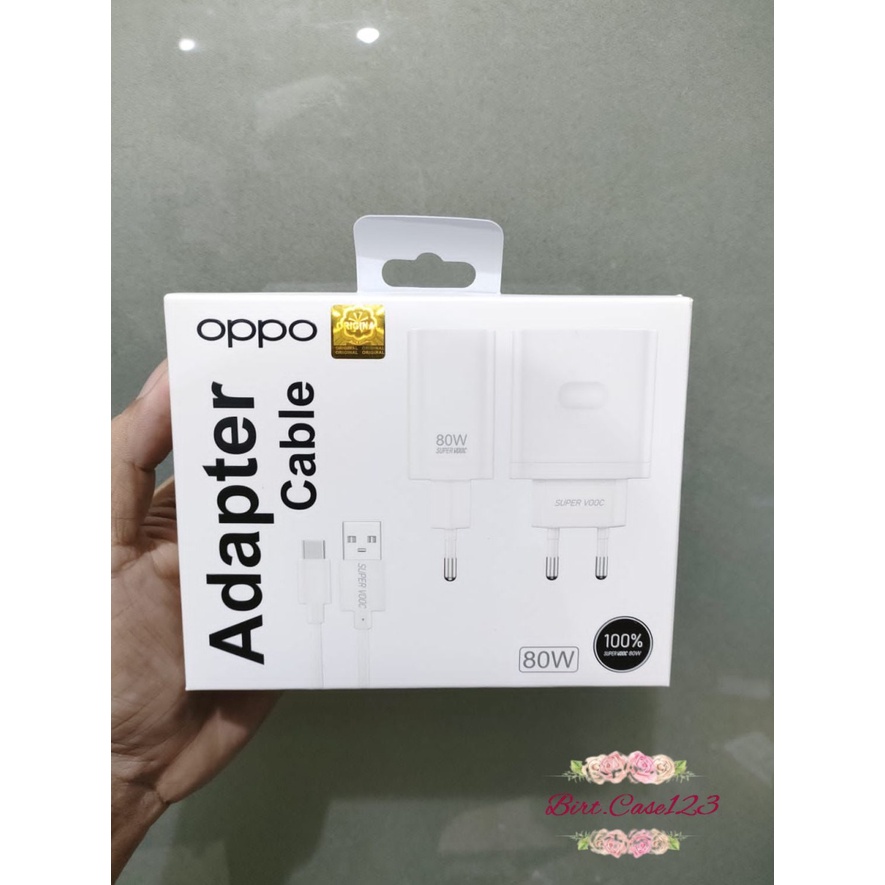 Charger Cashan Casan tc Oppo 80W tipe C SUPER VOOC Fast Charging a17 a77s a77 A5 2020 A9 2020 A52 A53 A54 a74 Reno 2f reno3 reno4 Reno4f Reno4pro reno 5 reno 6 reno 7 Reno7z reno 8 Reno 8 pro BC6785