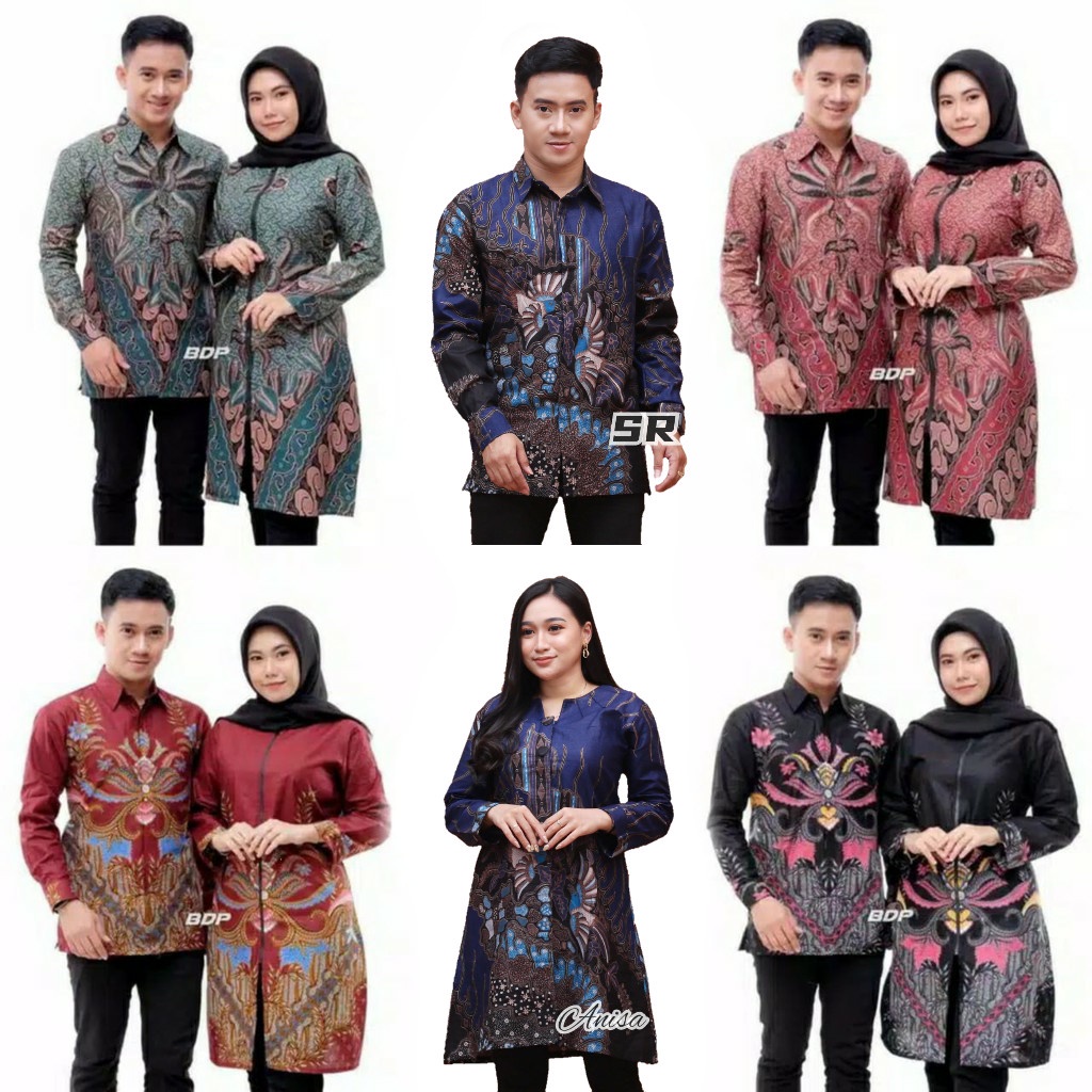 Maura Couple - Sania Ruffle Batik Couple Ori  Ndoro Jowi DNT garasi Termurah  Shopee - Couple Reno