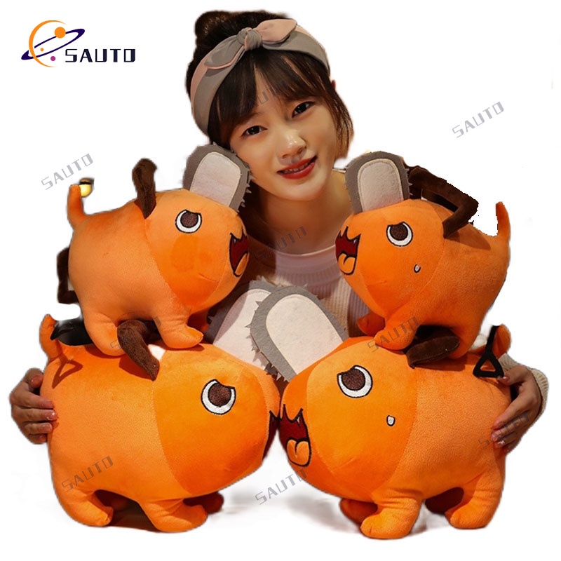 Mainan Boneka Plush Anime Chainsaw Man Pochita Untuk Hadiah Natal / Ulang Tahun Anak