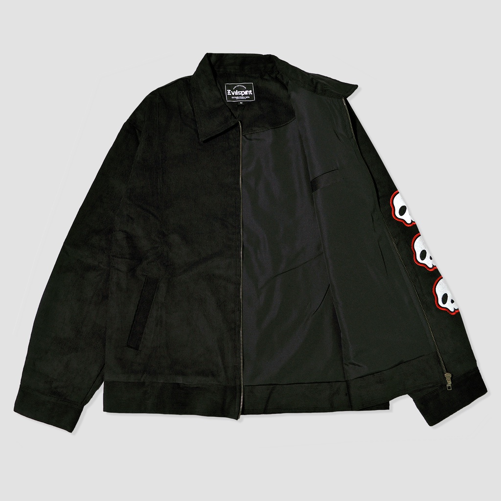 EVILSPIRIT JAKCET CORDUROY - ARQUITEC BLACK UNISEX
