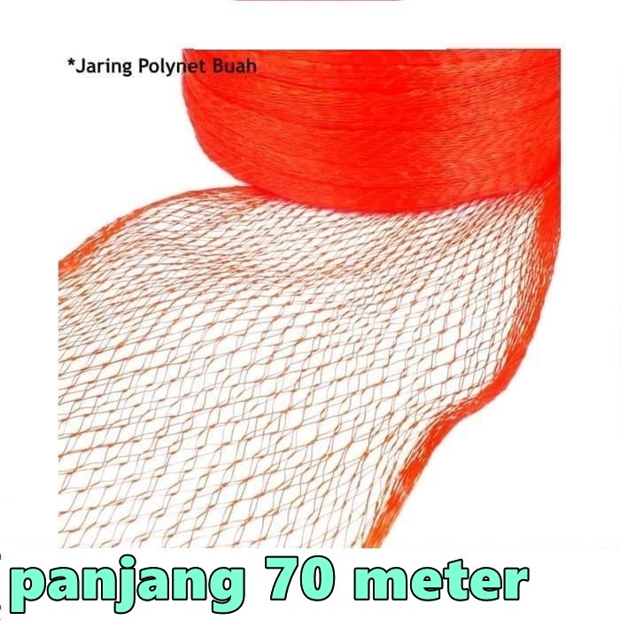 

Jaring Buah Pembungkus Sayur Parcel Polynet panjang 70 meter