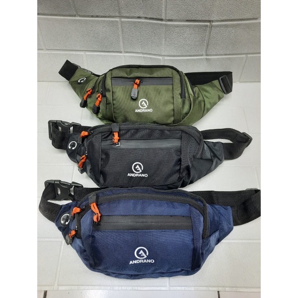 TAS PINGGANG SELEMPANG PRIA BAHAN WATERPROOFF TAS PRIA MURAH MERIAH WAISTBAG COWOK TAS PINGGANG