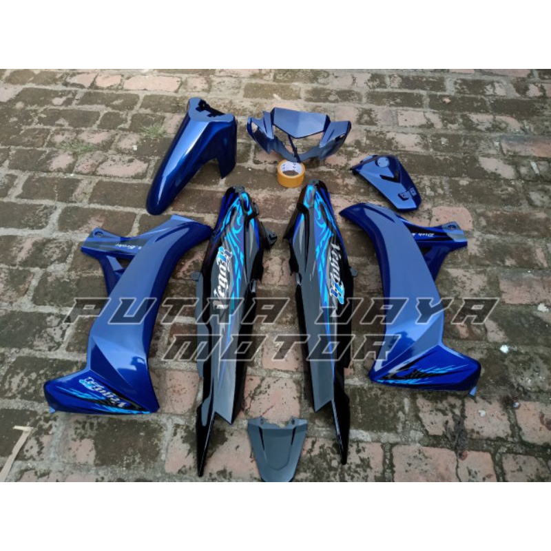 bodi fullset yamaha vega r new th.2009 biru kap yamaha vega r new dek bodi set yamaha vega r new ful