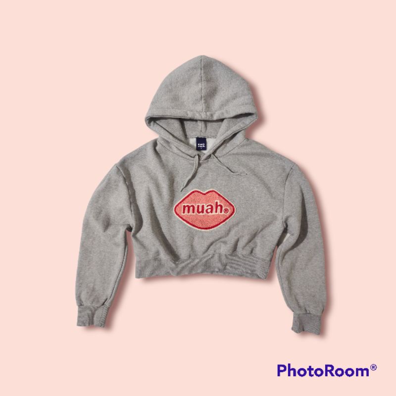 Hoodie CROPTOP MuahMuah second original