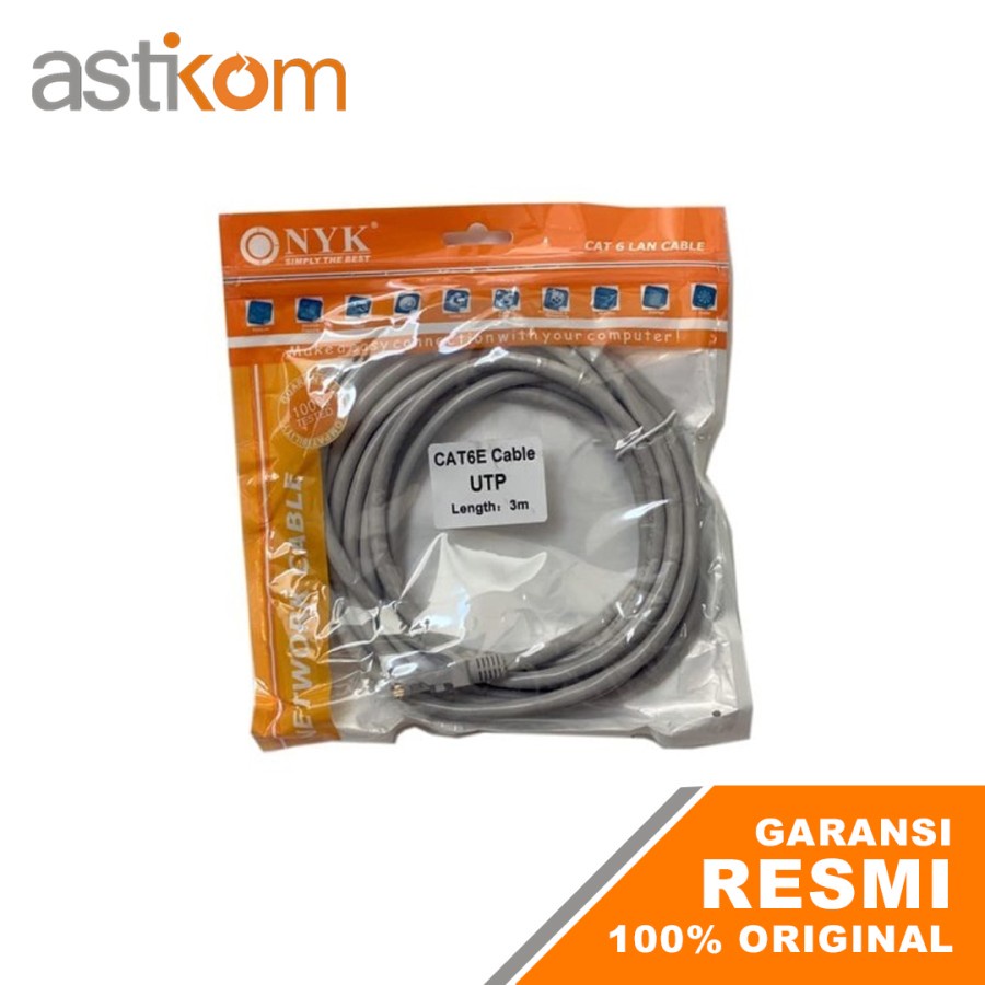 Kabel LAN NYK CAT6 3 meter