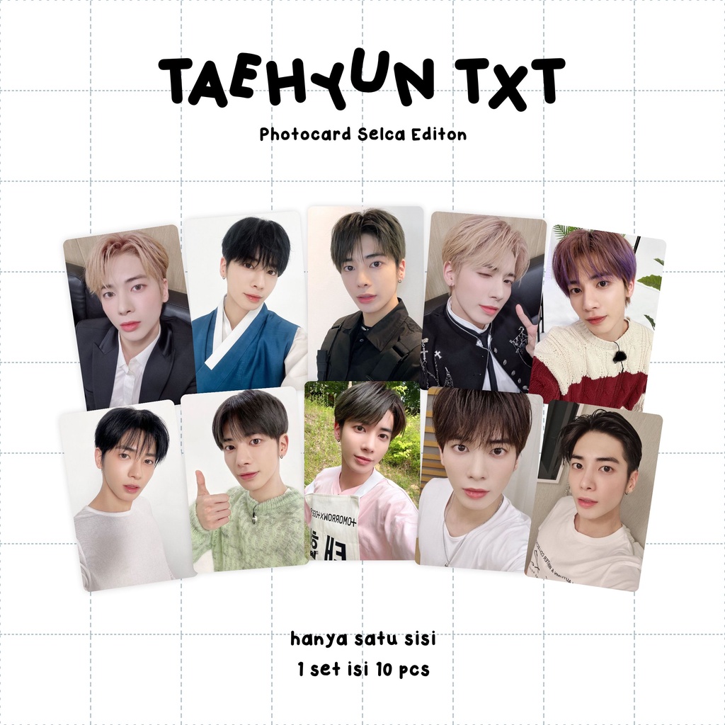 [SET] Photocard TXT Selca Edition