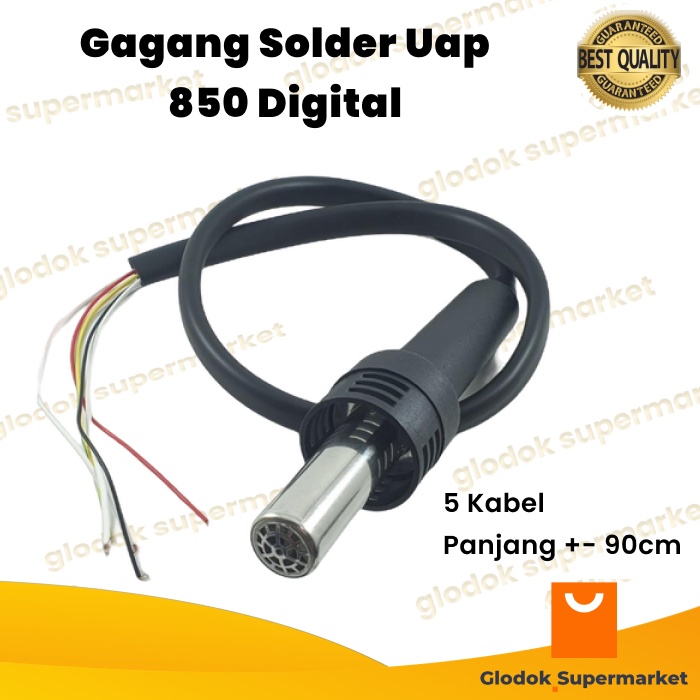 Handle Elemen Solder Uap 850 DIGITAL 5 Kabel Gagang Element