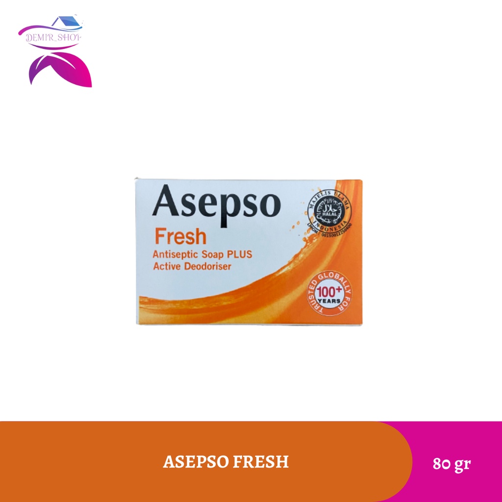 Sabun Batang Asepso 80 gr / Sabun Anitiseptic