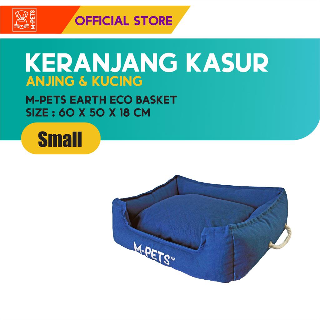 M-Pets Earth Eco Basket Size S / Kasur Tempat Tidur Kucing Anjing