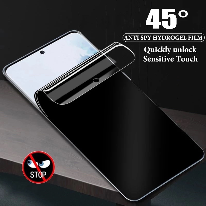 HYDROGEL Anti Spy Privacy Samsung Note 8 9 10 PLUS Note 20 S20 S21 S22 S23 ultra S20+ s21+ S10 S8 S9 plus S20 s21 Fe A51 A71 A52 A52s a72 a33 a53 a73 A34 A54 AntiGores Screen Guard anti gores