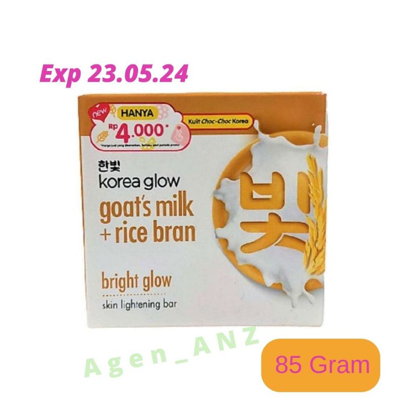 Korea Glow Yuzu fresh glow 85g 4000 Korea Glow goats milk+ rice bran sabun batang Sabun mandi untuk kulit cerah bersinar