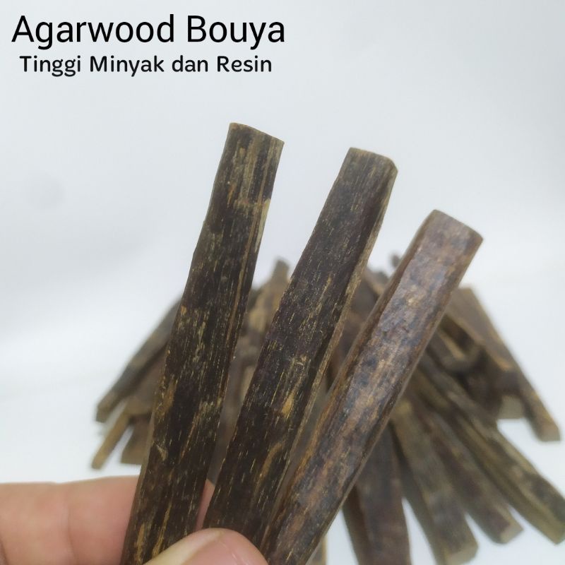 Kayu Gaharu Buaya Grade A Super 1kg Kwalitas 1000% Asli Pedalaman Hutan Kalteng Alami Agarwood Bouya