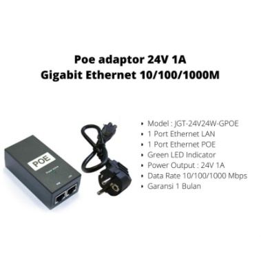 POE-24V-24W PoE Adaptor 24V 1A