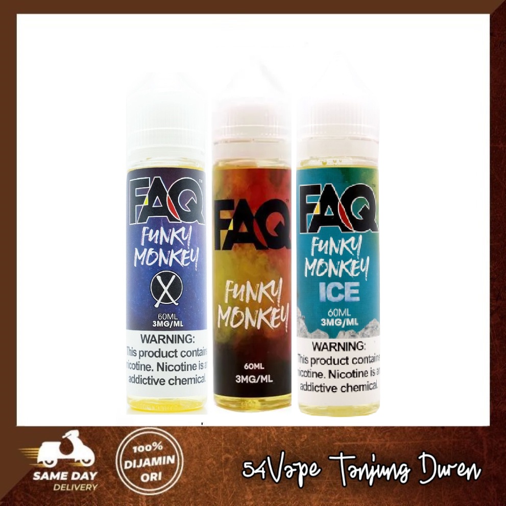 Jual FUNKY MONKEY SERIES FREEBASE 60ML AUTHENTIC by EJM Shopee Indonesia