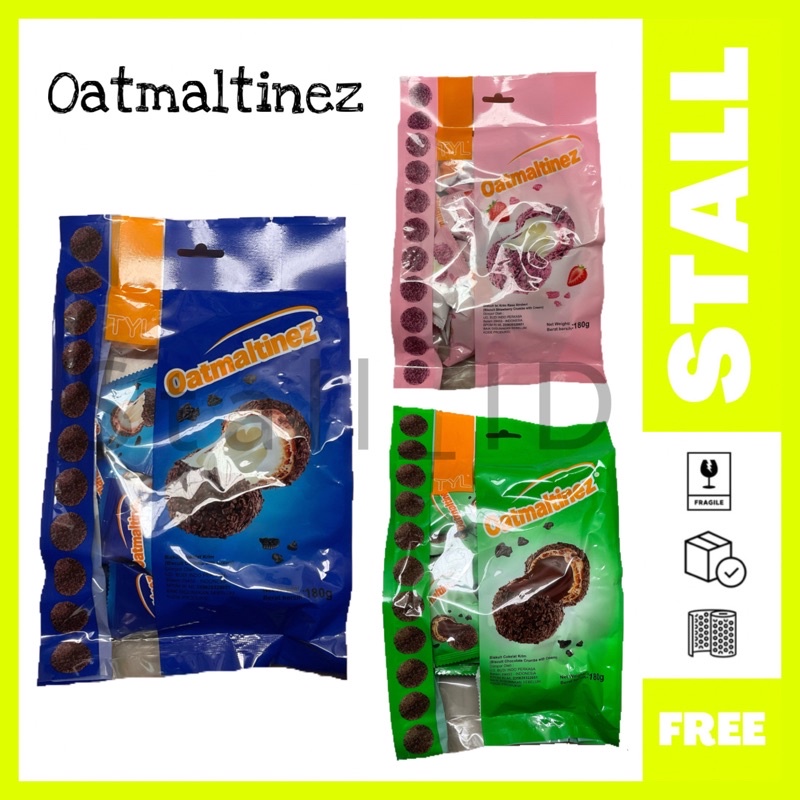 Coklat TYL Oatmaltinez 180gr Biscuit Ball Chocolate Crumbs With Cream