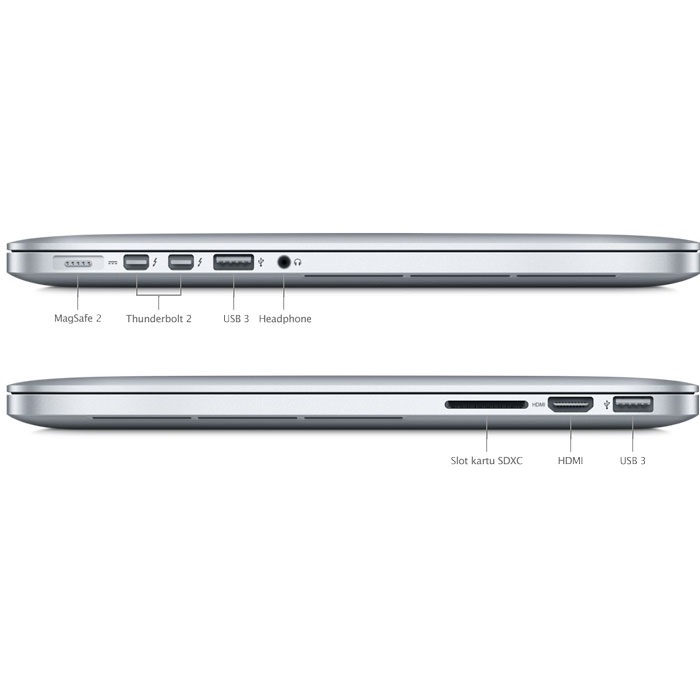 MacBook Pro Retina 15-inch MID 2015 i7 2.5GHZ 95% Mulus 16GB SSD 512GB