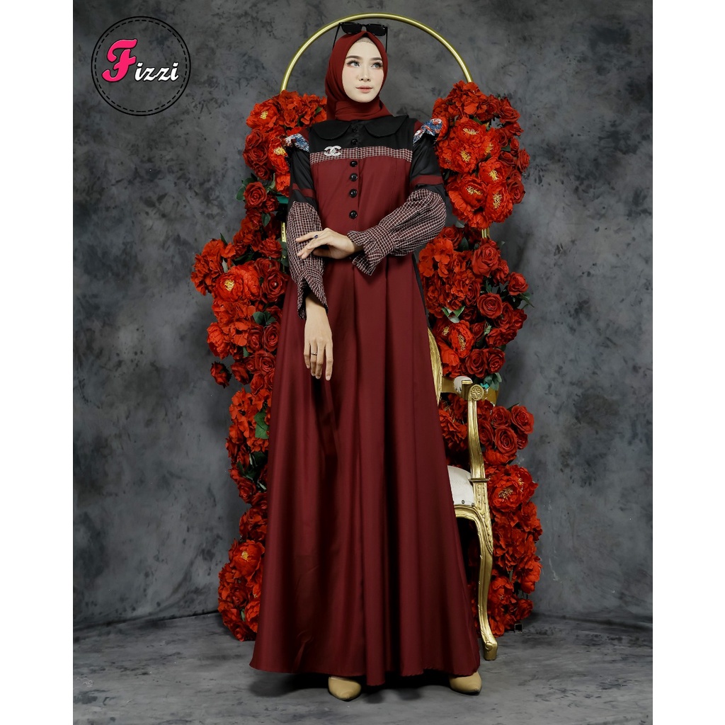 M7 Gamis toyobo termurah kekinian gamis yang paling banyak dicari gamis katun toyobo by fizzi gamis 