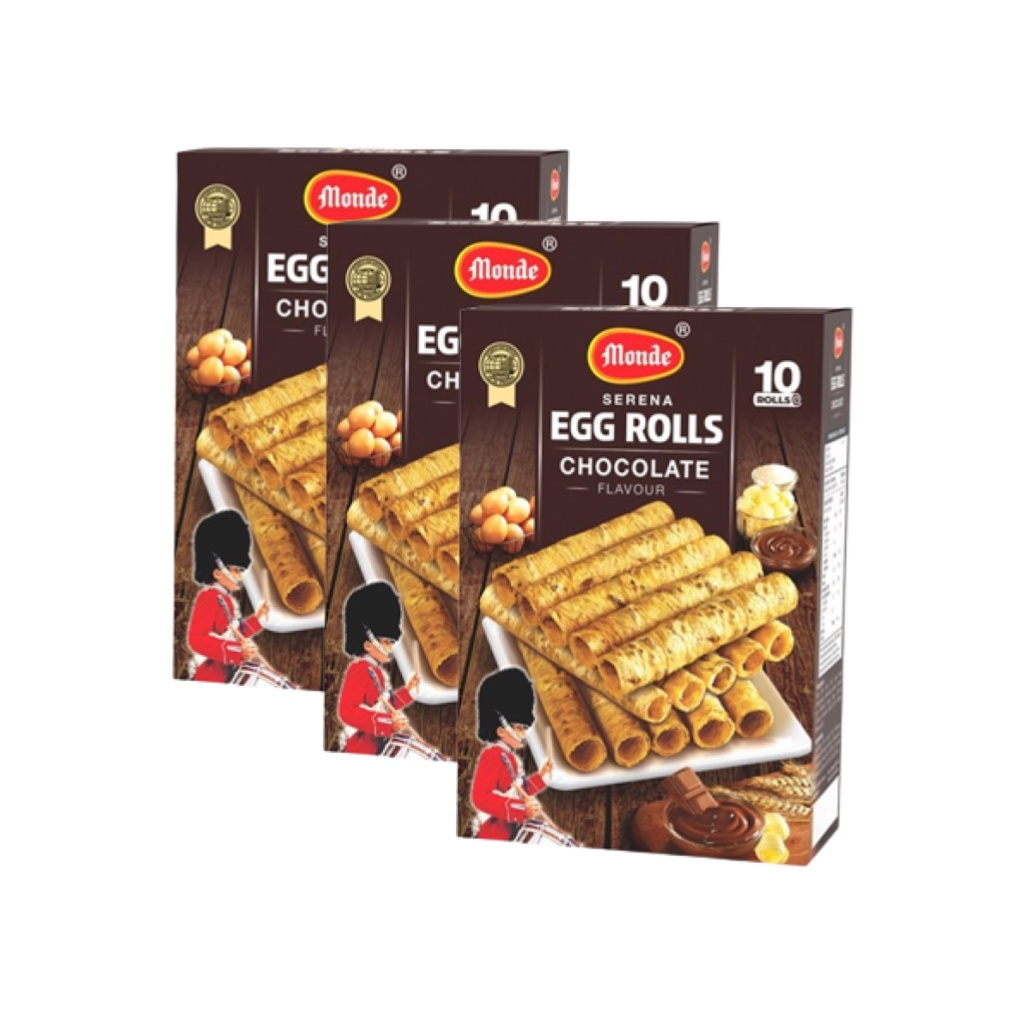 

Monde Serena Egg Roll Chocolate 70 gr x 3