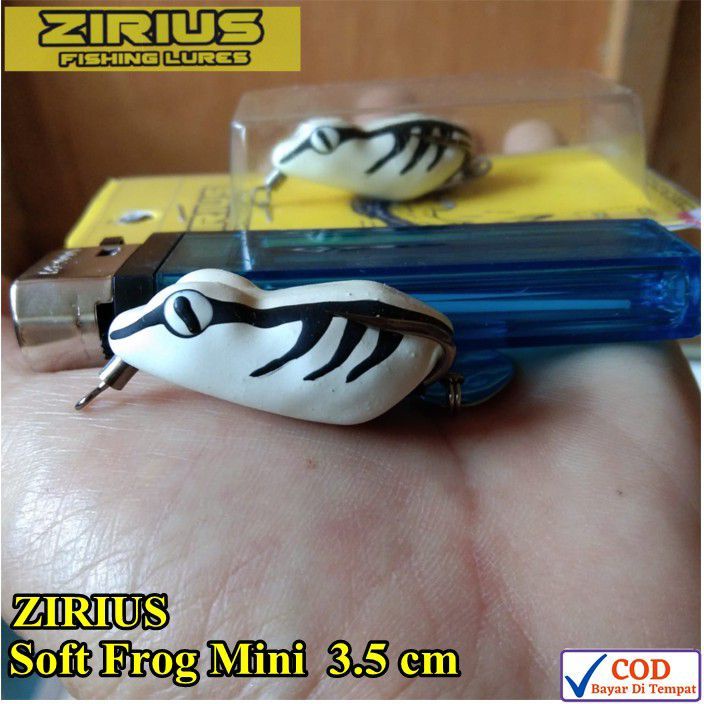 Umpan Casting Soft Frog Soprok Gabus Toman Kerandang Zirius Mini 3.5 cm Killer Paling Ampuh Anti Moc