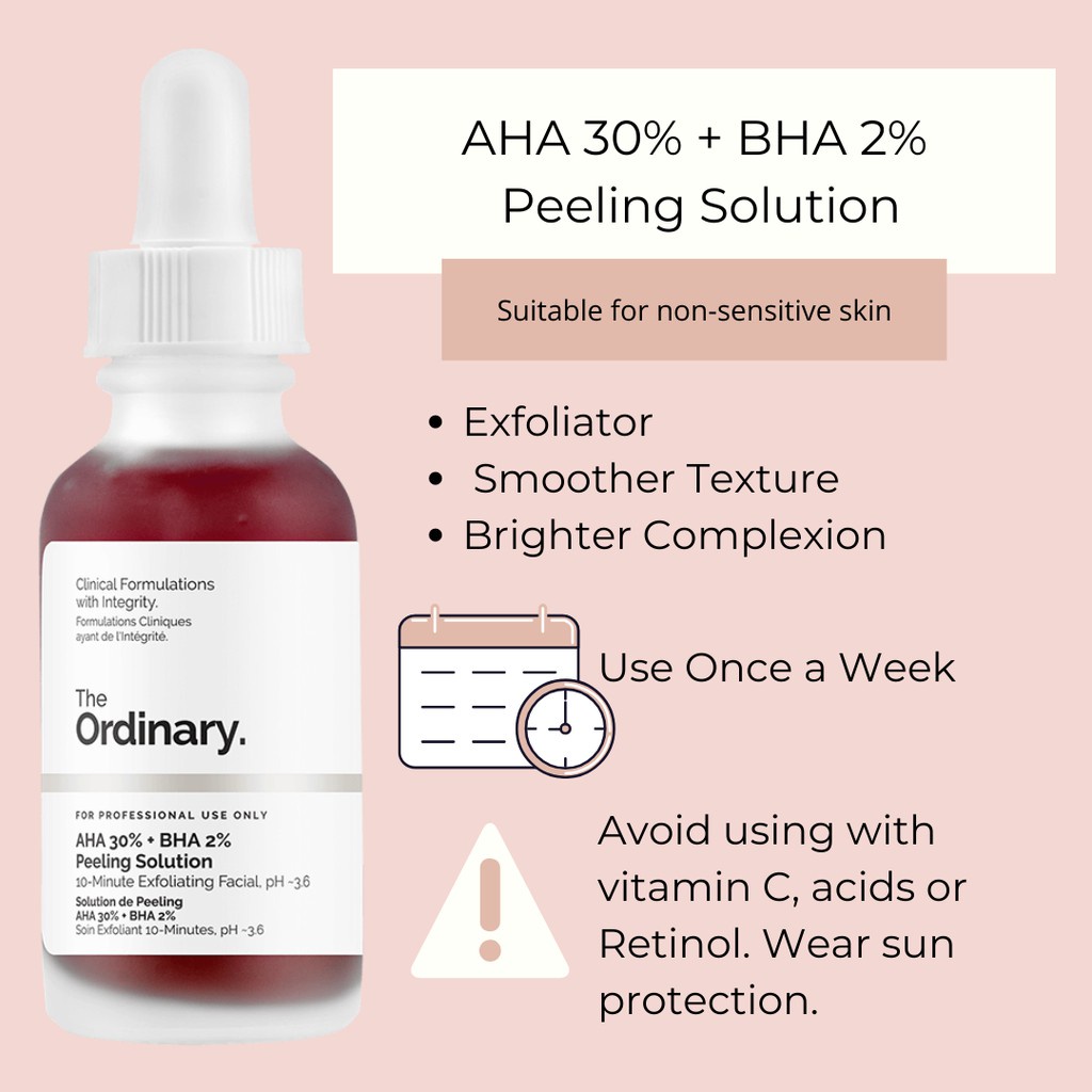 The Ordinary AHA 30% + BHA 2% Peeling Solution 30 ml