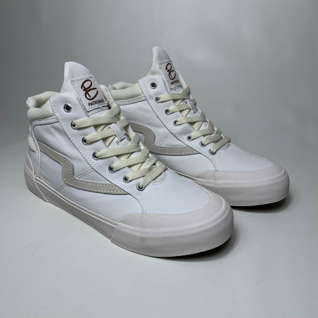 Patrobas Cloud Low / High Off White Original Sepatu Patrobas Petrobass Full White