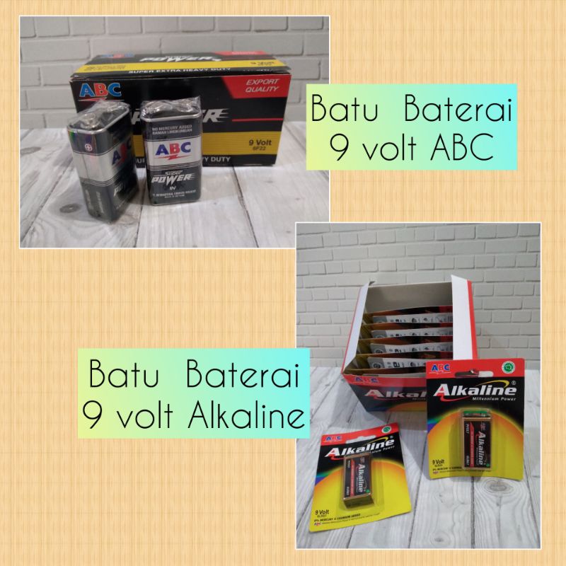 Batu Baterai 9volt