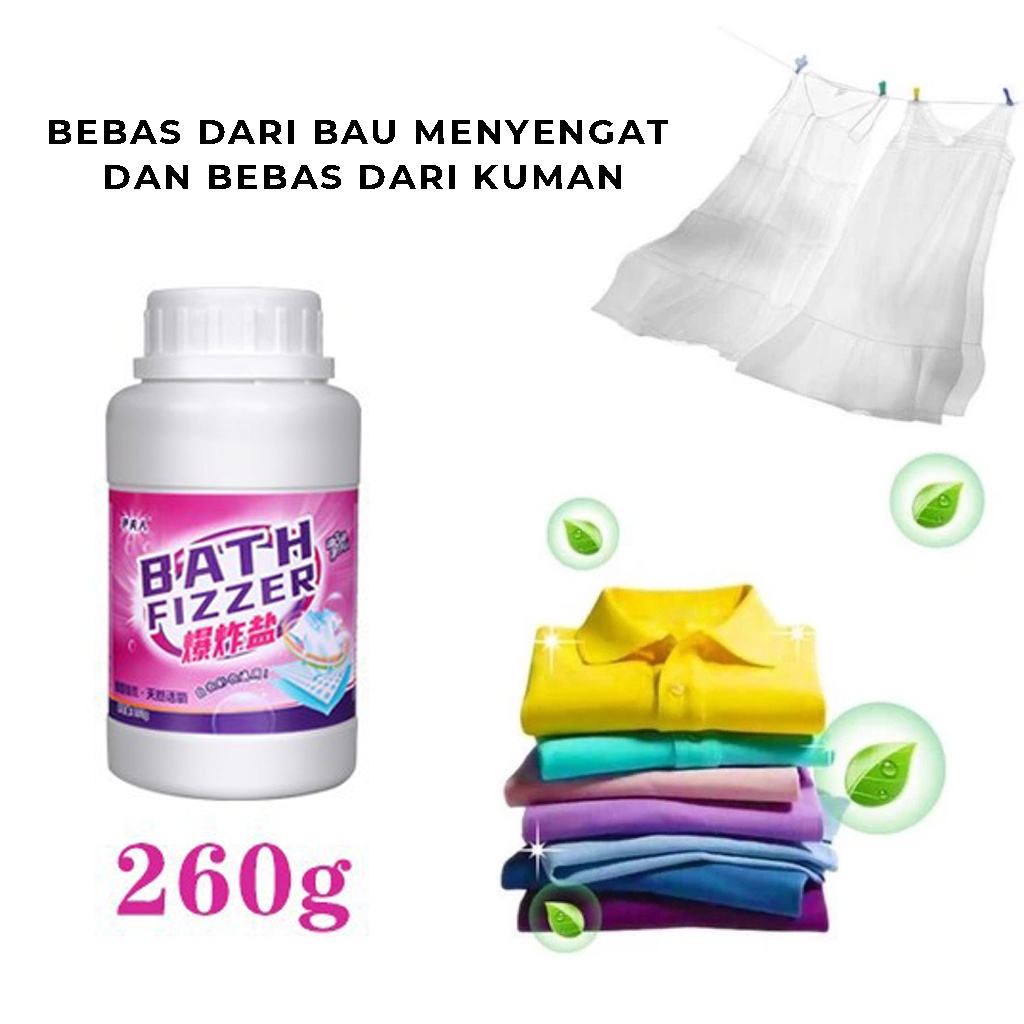 Pemutih Pakaian Deterjen Bubuk Penghilang Noda Detergent Powder Pembersih Baju |GROSIRXPRESS