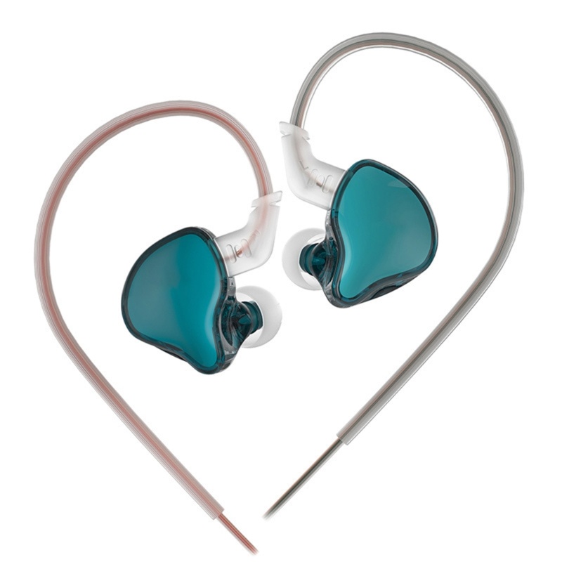 Gro KZ-EDCX In Ear Earphone HIFI Headphone Headset Definisi Tinggi Earphone Hibrida Dinamis 2pin Earpho Kabel Dilepas