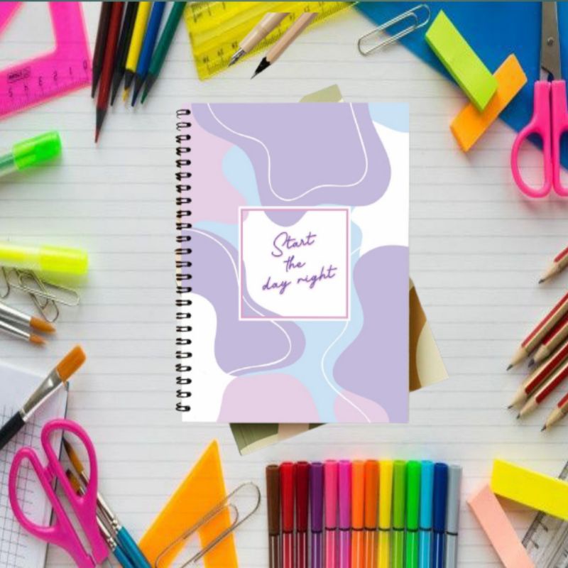 

[Whispers] NOTEBOOK A5 RING MOTIF / BUKU CATATAN RING / BUKU TULIS RING / BUKU SEKOLAH UKURAN