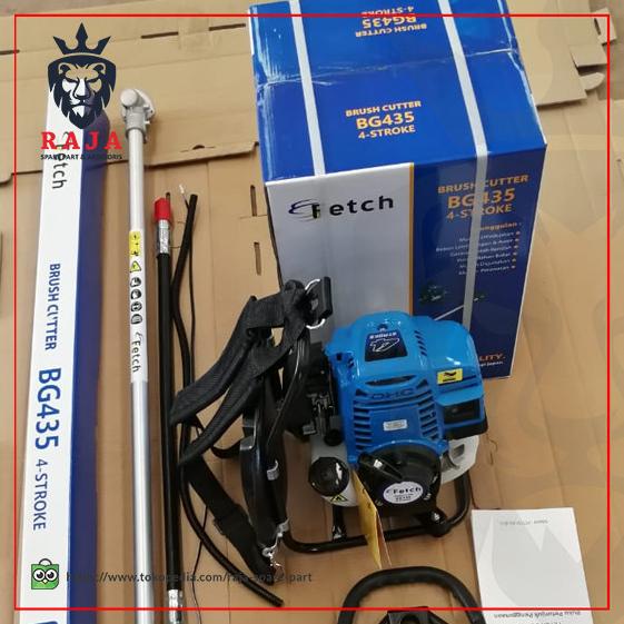 Mesin Potong Rumput BG435 4Tak 37.7cc Brush Cutter Gendong FETCH barang laris