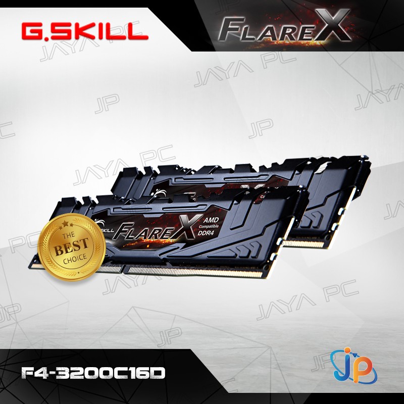 Memory Gskill Flare X DDR4 3200Mhz 16GB 2X8GB Ram AMD