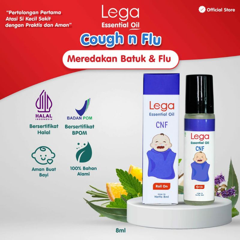 Lega Essenstial Oil No More Fever 8ml, Meredakan Demam dan Panas Buah Hati Bunda