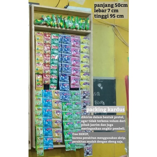 rak kopi / rak warkop / rak sachet / rak sachet kopi