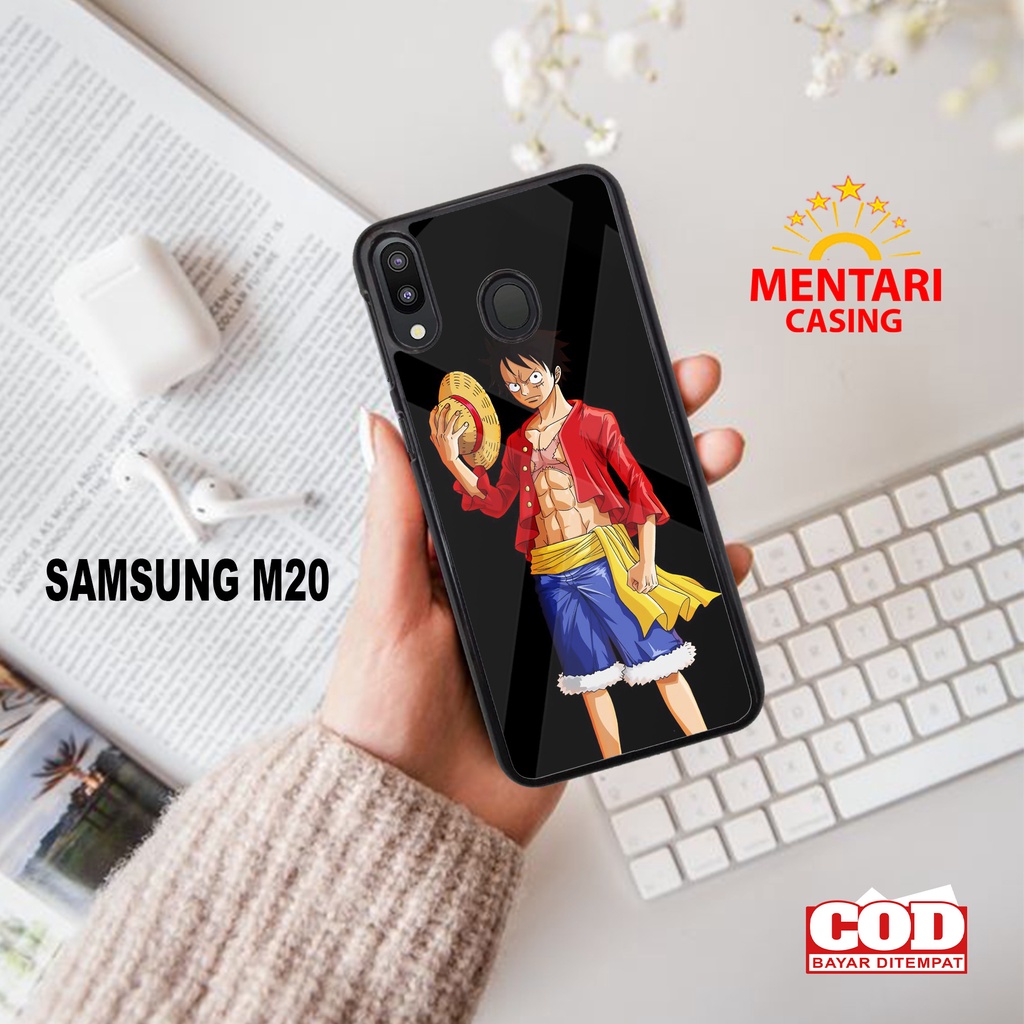 Casing Samsung M20 Case Samsung M20 ONEPIECE Terbaru Terlaris Hardcase Softcase Glosy Mentaricasing