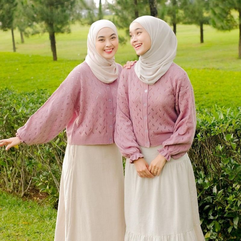 POPPY CARDIGAN (CARDIGAN RAJUT) / VIRAL RAJUT WANITA / RAJUT TERBARU