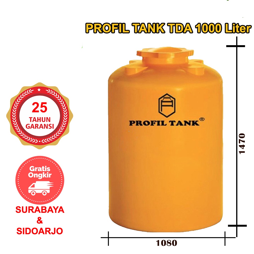 (khusus area jatim) Tandon Air Profil Tank TDA 1100 Liter