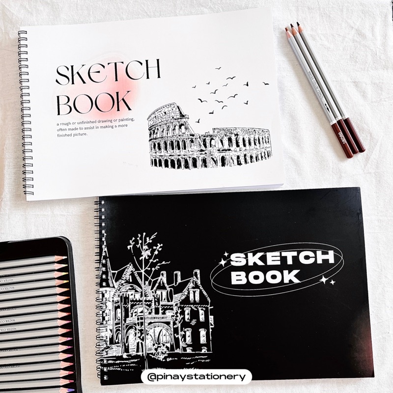 A4 Sketch Book 200 gsm Drawing Book Sketsa Gambar Watercolour