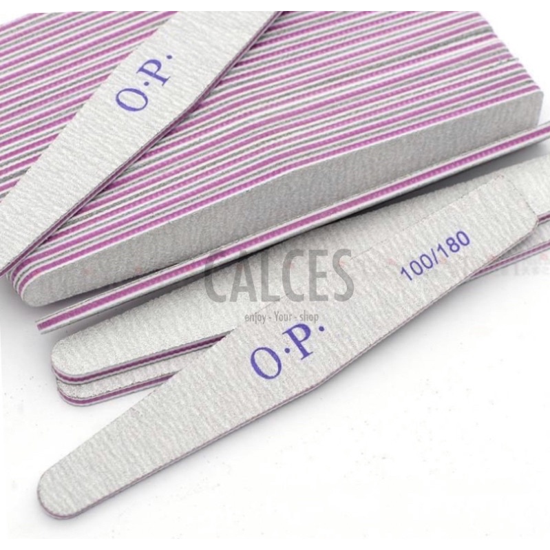 Sanding Nail File 100/180 Nail Art Kikir Kuku Amplas Kuku Nail Buffer