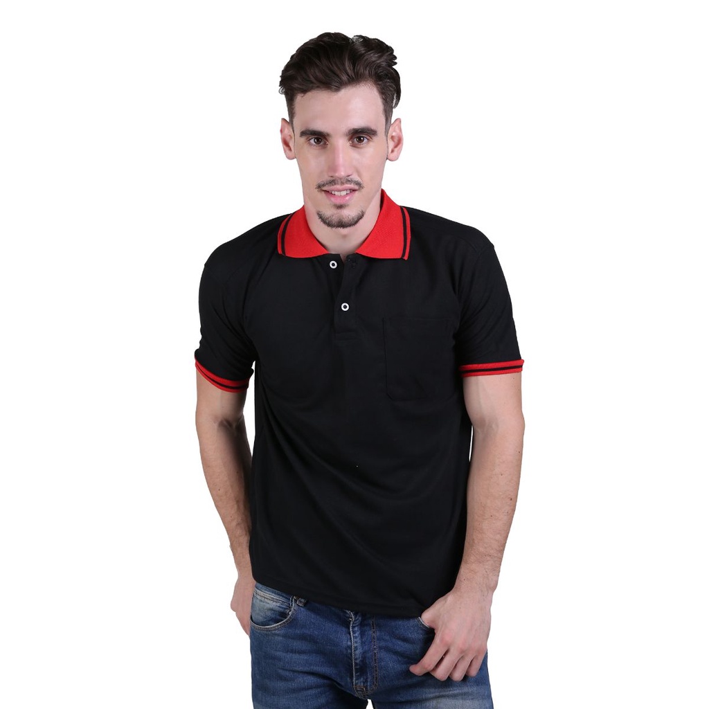 Kaos Pria Kerah Polo Lengan Pendek PLS 108