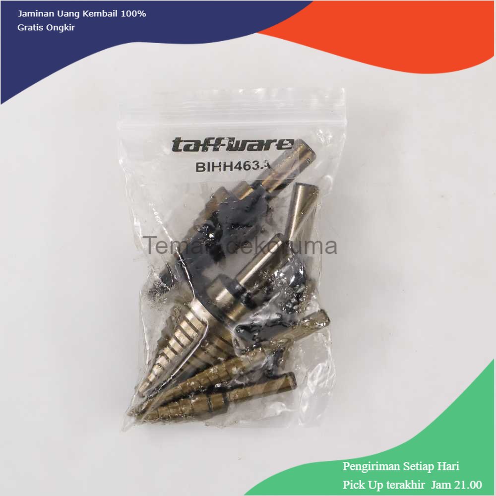 TD-PR2 Taffware Mata Bor Pagoda Spiral Drill Step Down Tipe 2 5PCS - BIHH463A