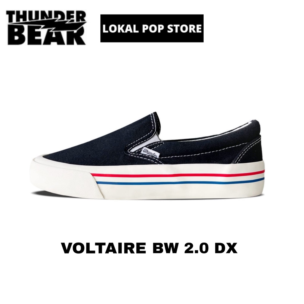 Sepatu Thunderbear Voltaire BW DX 2.0 - Shoes Thunderbear Original - Sepatu Slipon