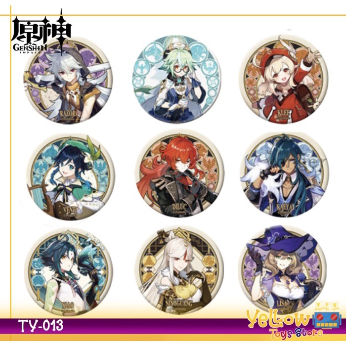 Pin Genshin Impact Official Can Badge-Ty-013