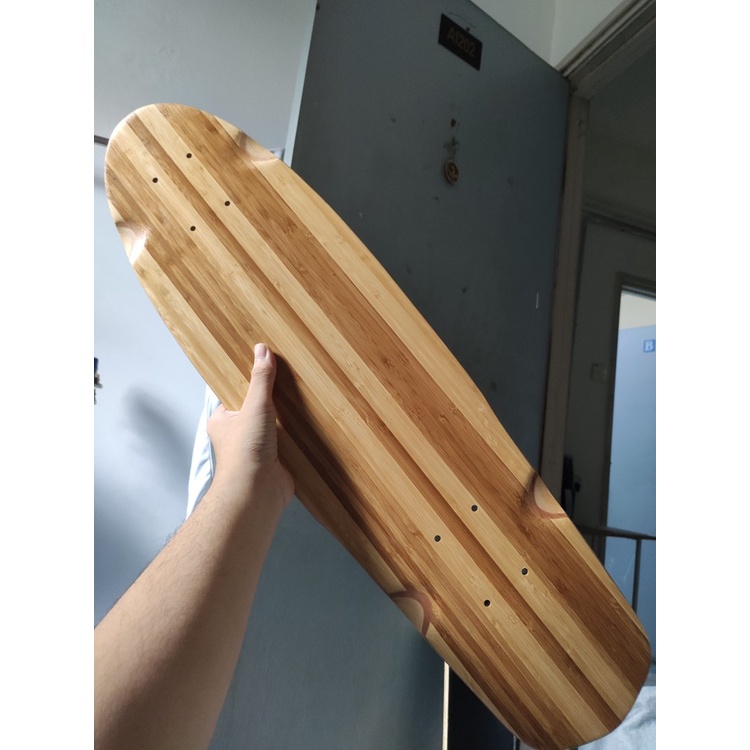 Papan skateboard Bahan Serat Bambu Dengan Kaca