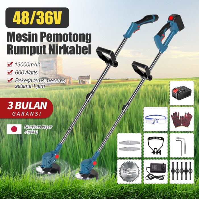 Cutt Mesin Potong Rumput Batrai Mesin Pemotong Rumput Listrik Elektrik