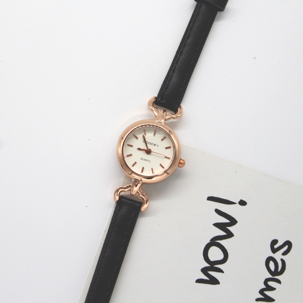 Jam Tangan Wanita A0196 Jam Tangan Tali Berlian Imitasi Fashion Tali Tipis