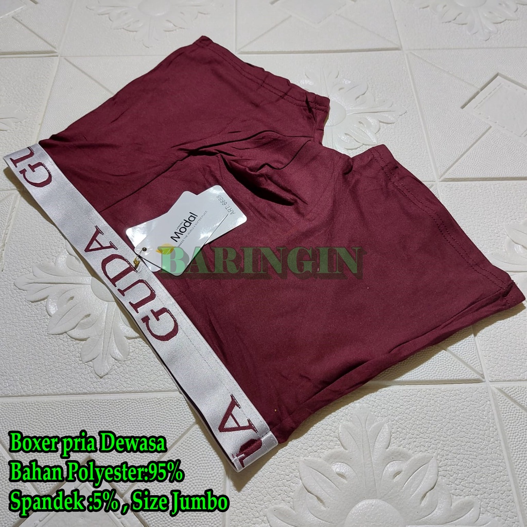 PROMO ISI 6 PCS Boxer Cowok Distro-Boxer Pria Terbaru-Celana Dalam Pria Dewasa Size Jumbo