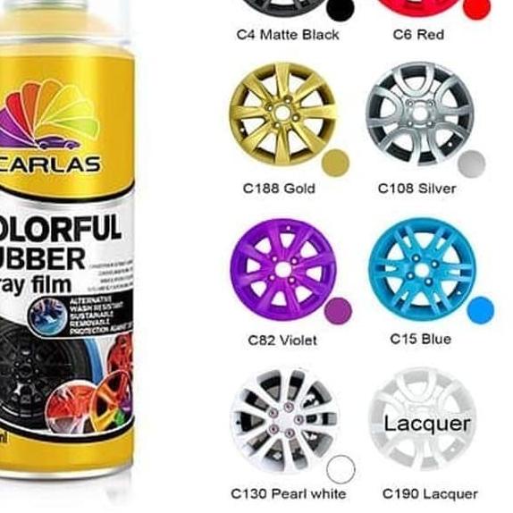 CARLAS RUBBER PAINT - CAT PILOK KARET CARLAS - CAT PILOK CARLAS - SKY BLUE