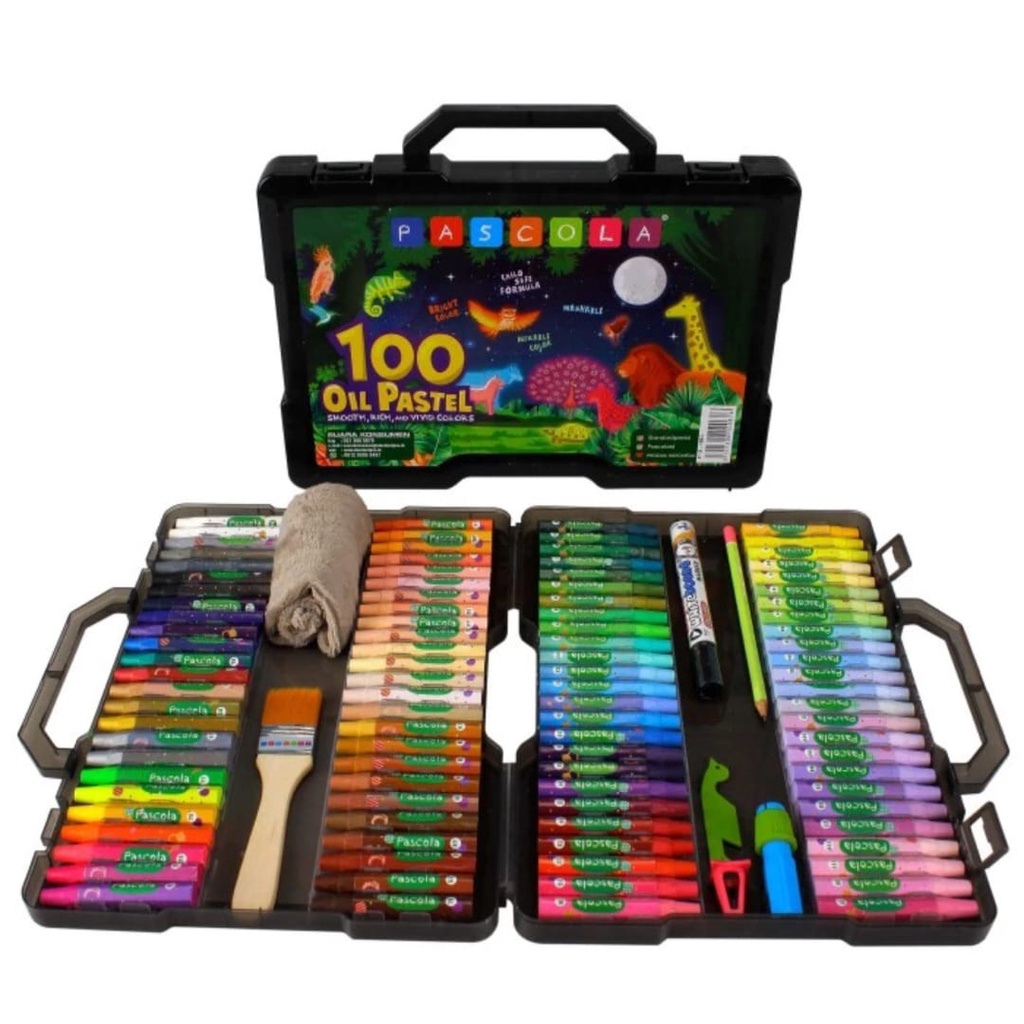 

Standard Pascola Oil Pastel 100 / Set ( Crayon / Pewarna / Coloring )