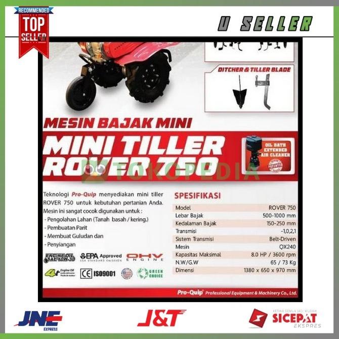 * Mesin Bajak Mini Proquip Rover750 Mini Tiller Cultivator